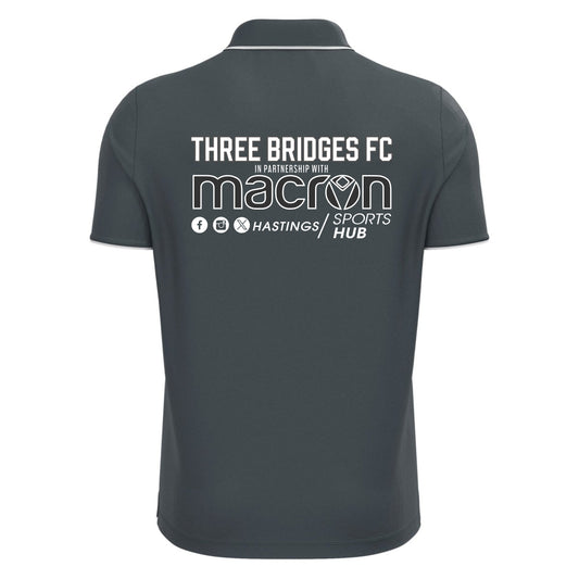 THREE BRIDGES FC COACHES DRACO COACHES POLO Macron Store Hastings