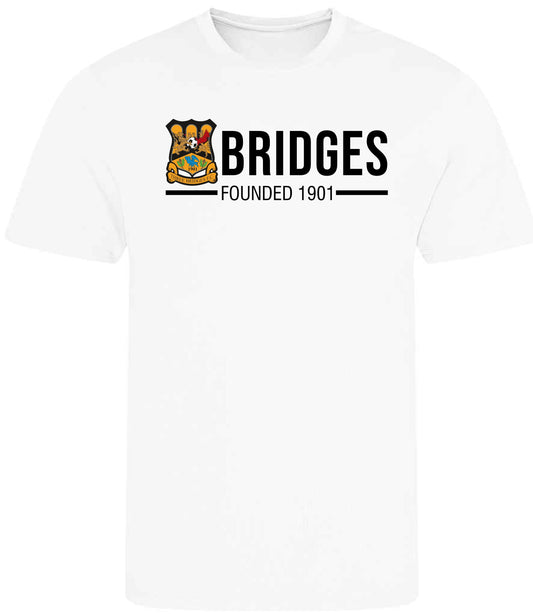 SNR THREE BRIDGES FOUNDED COOL DRI T SHIRT Macron Sports Hub Hastings