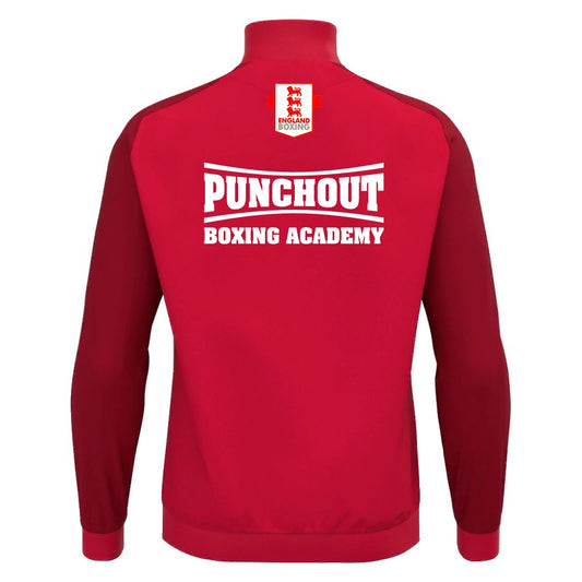 SNR PUNCHOUT ANUBIS FULL ZIP TRACKSUIT TOP Macron Sports Hub Hastings