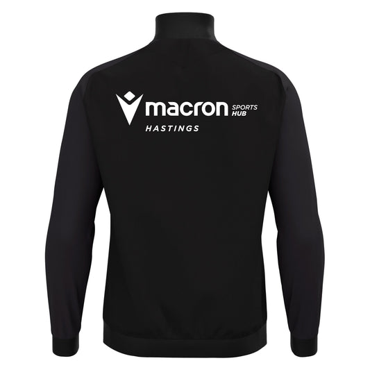 EASTBOURNE UNITED AFC PLAYERS ANUBIS FULL ZIP TRAVEL TOP Macron Sports Hub Hastings