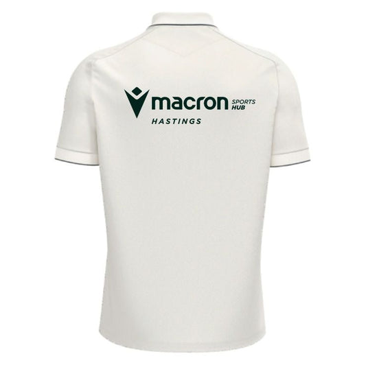 JNR FOREST ROW PLAYERS EDITION BALDWIN POLO OFF WHITE Macron Store Hastings
