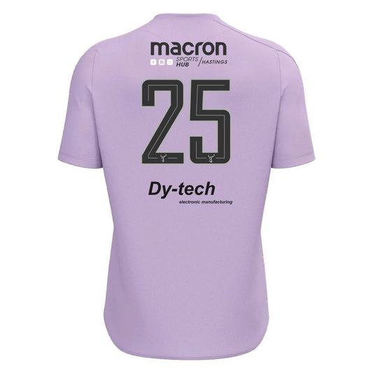SNR FOREST ROW AWAY REPLICA JERSEY - WISP LILAC & GREY Macron Store Hastings