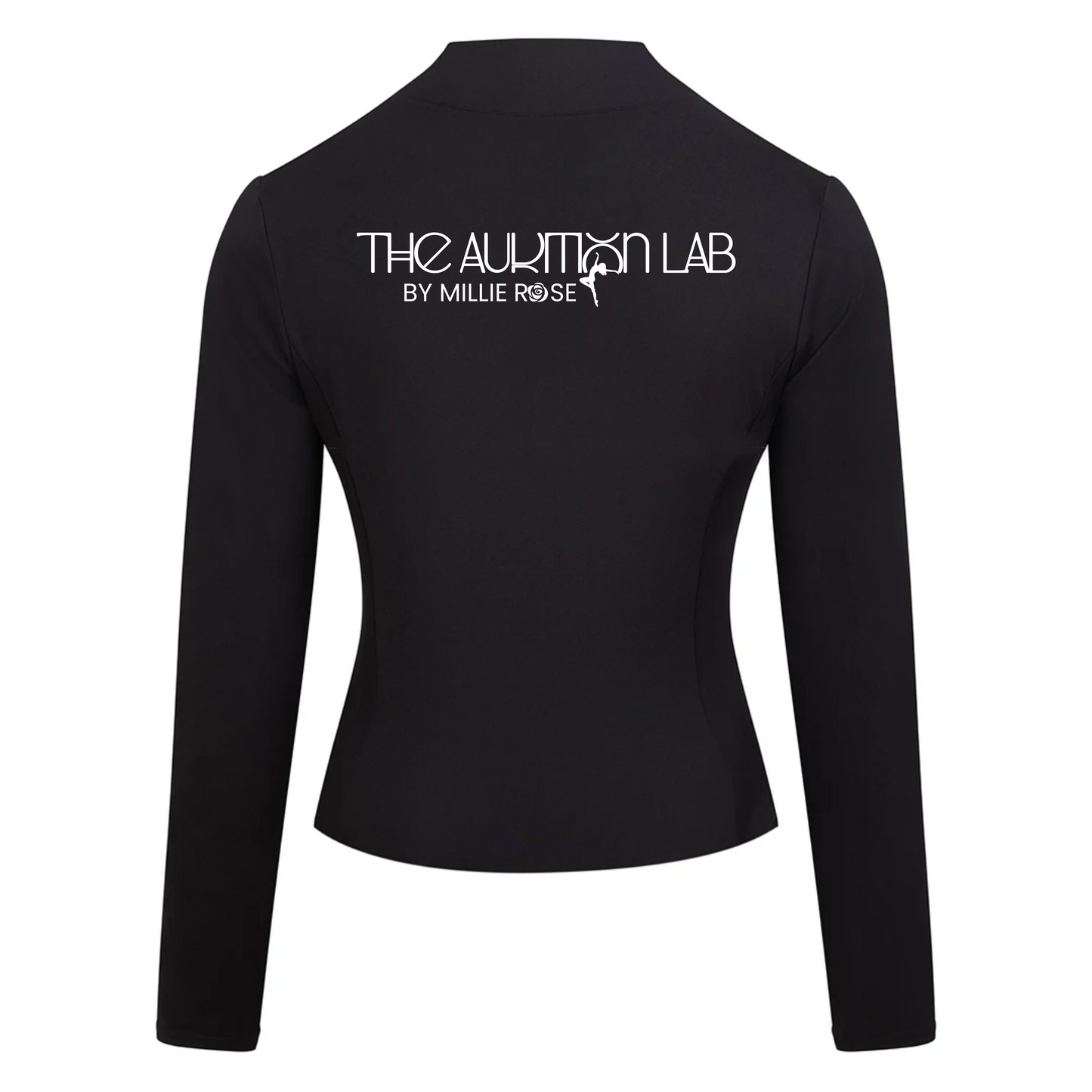 The Audition Lab women's recycled tech-zip jacket back