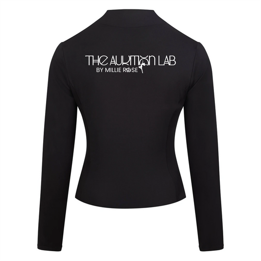 The Audition Lab women's recycled tech-zip jacket back