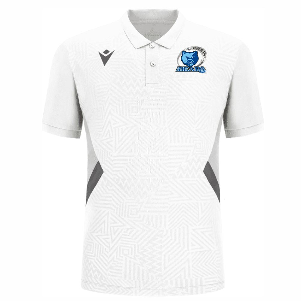 BBHFC WHITE RAP POLO SHIRT