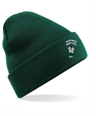 HASTINGS WESTHILL BC BOTTLE GREEN BEANIE ONE SIZE Macron Store Hastings