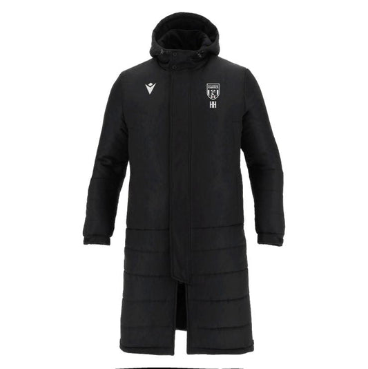HOLLINGTON HAWKS FC COACHES TURVEY LONG BENCH COAT Macron Store Hastings