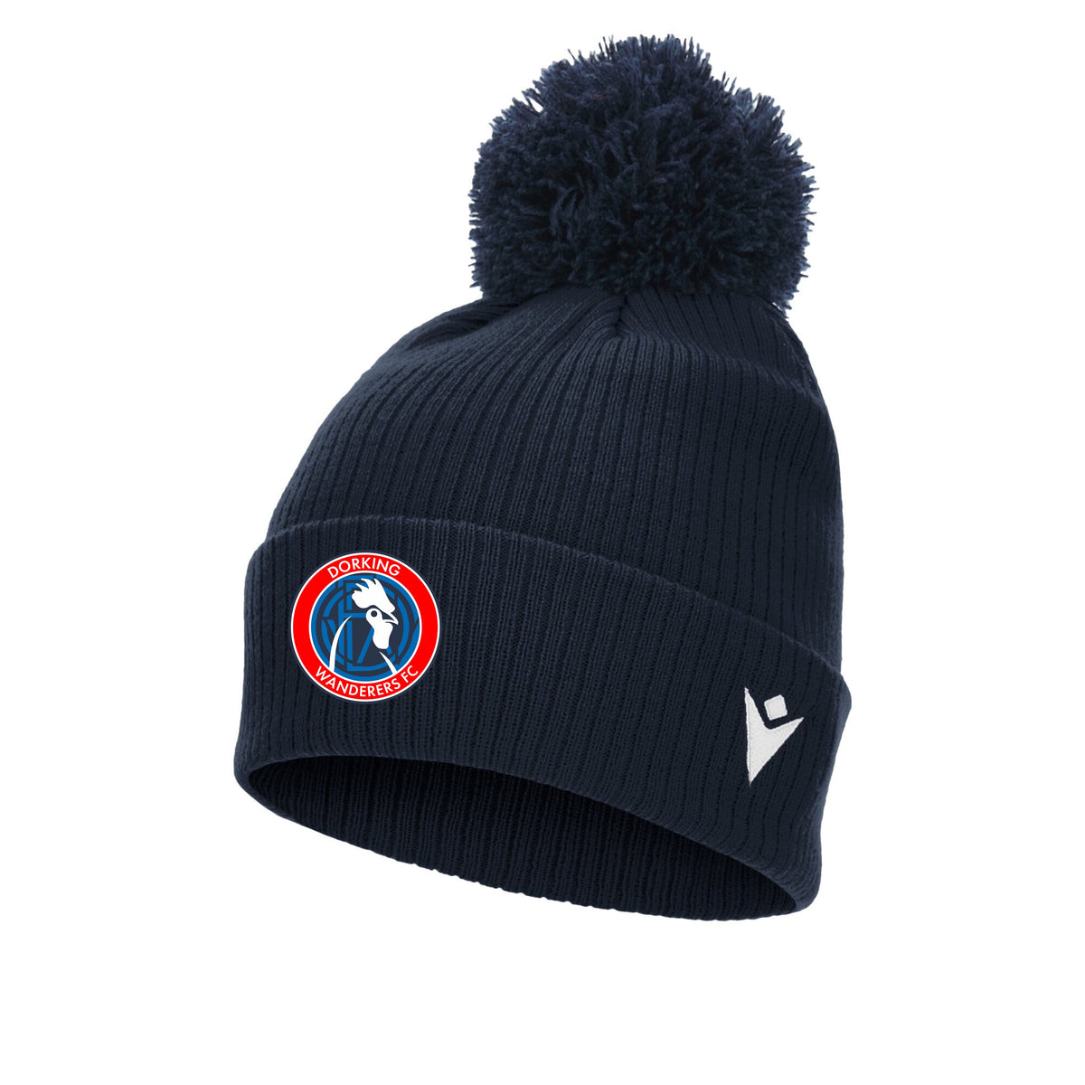 DWFC YOUTH BLACK SNOW WINTER BOBBLE HAT