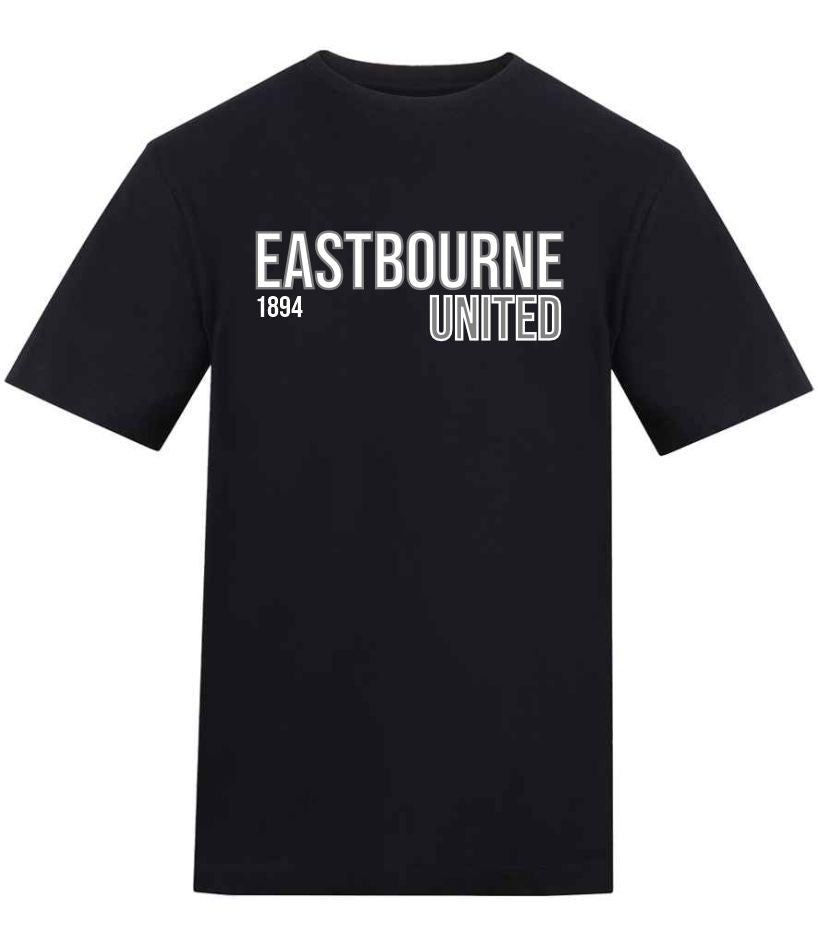 EASTBOURNE UNITED AFC JNR CLUB TEE - EASTBOURNE UNITED 1894 Macron Store Hastings