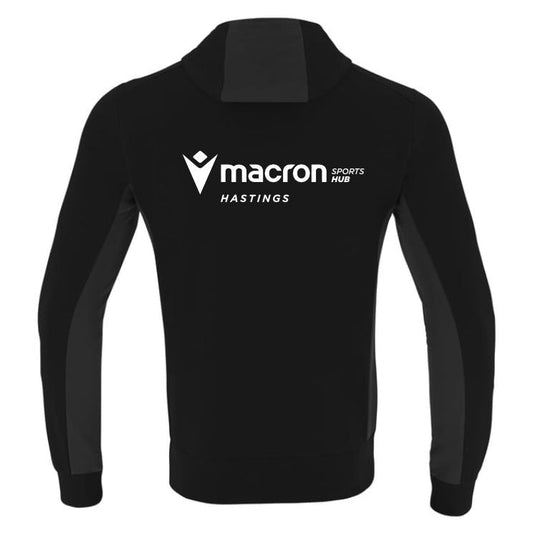 SNR COACHES ELECTRO TRAVEL HOODY BLACK Macron Store Hastings