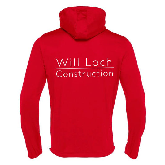 WPR - SNR FREYR HOODED TRACK TOP RED Macron Store Hastings