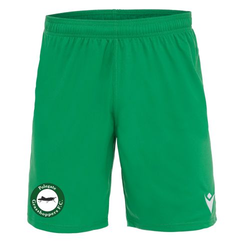 POLEGATE GRASSHOPPERS FC MESA MATCH SHORTS Macron Store Hastings