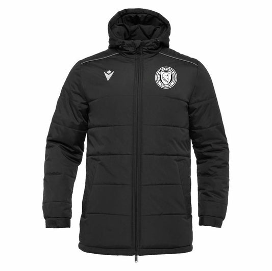 EAST SUSSEX WARRIORS- GYOR WINTER PADDED COAT BLACK Macron Store Hastings