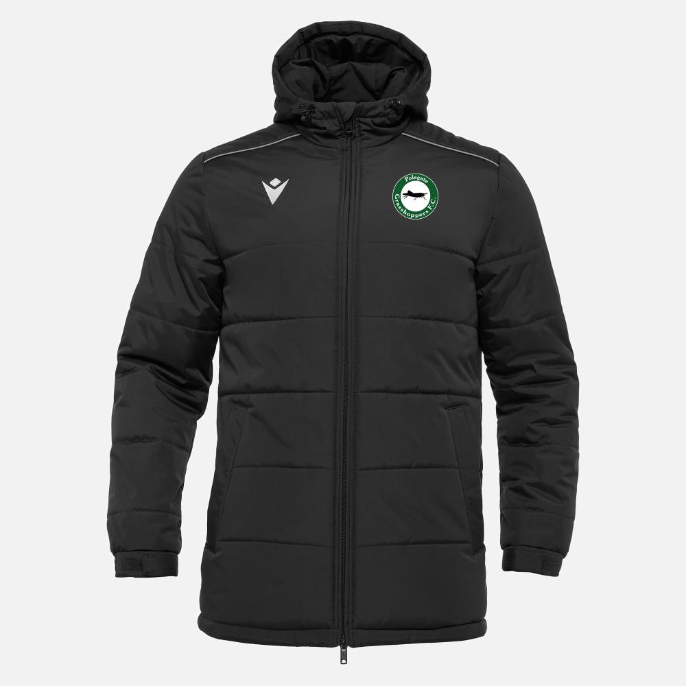 POLEGATE GRASSHOPPERS FC COACHES PADDED COAT Macron Store Hastings