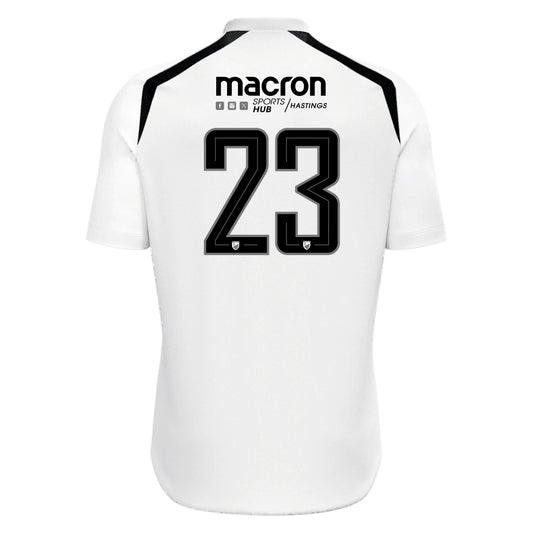 BEXHILL UNITED SNR WYRM WHITE/BLACK SHIRT
