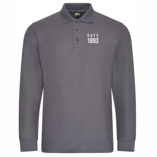 HASTINGS UNITED FC – “1893” HUFC L/S POLO SHIRT – available in 4 colours