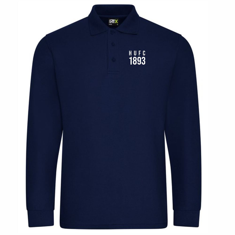 HASTINGS UNITED FC – “1893” HUFC L/S POLO SHIRT – available in 4 colours