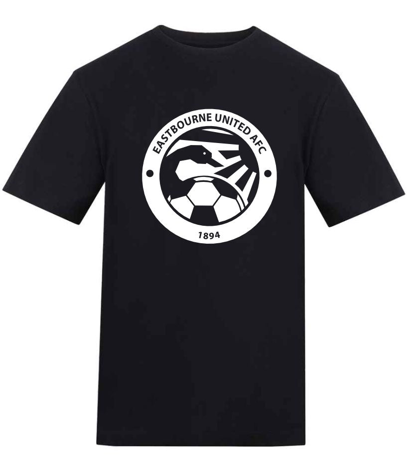 EASTBOURNE UNITED AFC JNR CLUB TEE - BIG LOGO Macron Store Hastings