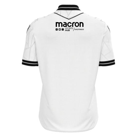SNR HOME MATCHDAY REPLICA SHIRT CERBERUS WHITE & BLACK Macron Store Hastings