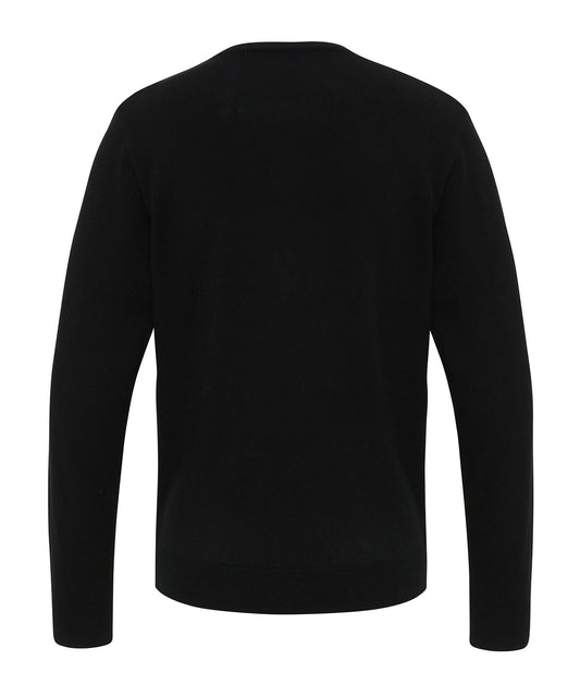 PUBLIC SERVICES STUDENT BLACK V-NECK KNITTED JUMPER