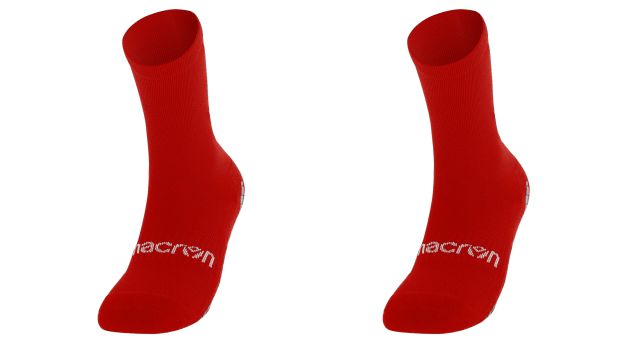 WPR - PRO HERO GRIP SOCK RED ( PACK OF 5) Macron Store Hastings