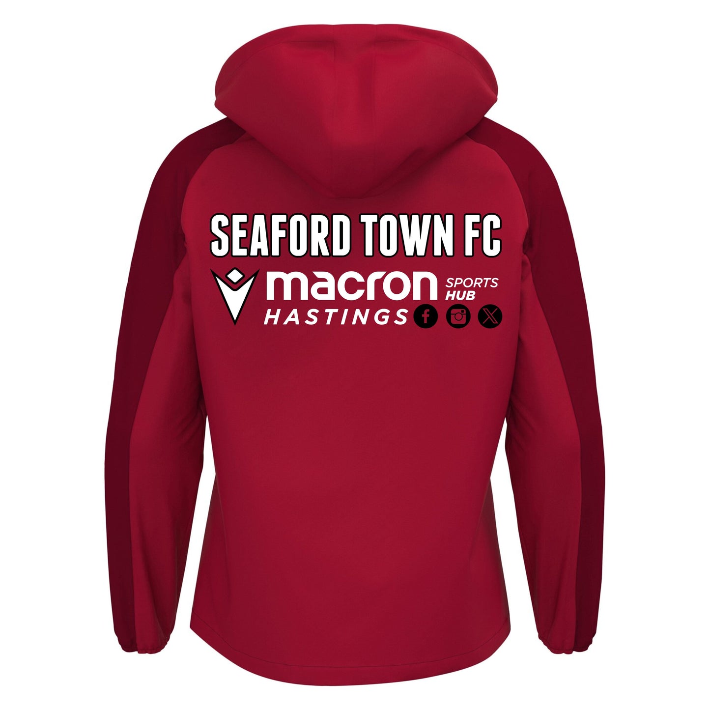 SEAFORD TOWN FC SNR PLAYERS ELBRUS SHOWER JACKET Macron Sports Hub Hastings