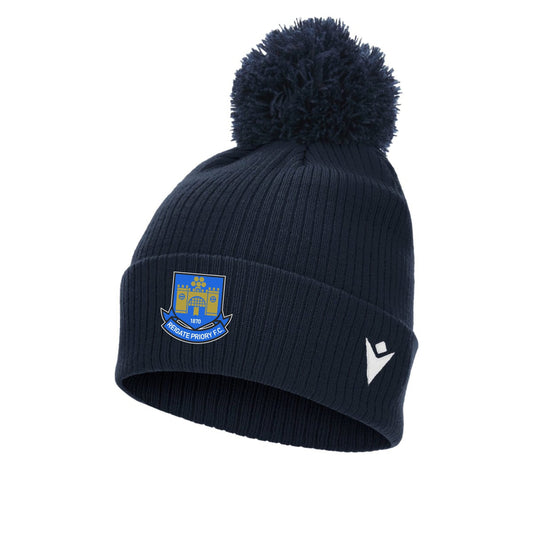 SNR - REIGATE PRIORY FC SNOW WINTER BOBBLE HAT Macron Store Hastings