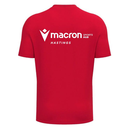 SNR RIGEL TRAINING TEE RED Macron Sports Hub Hastings