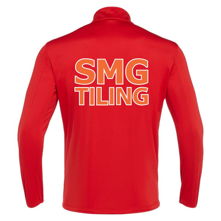 WPR - SNR HAVEL 1/4 ZIP RED Macron Store Hastings
