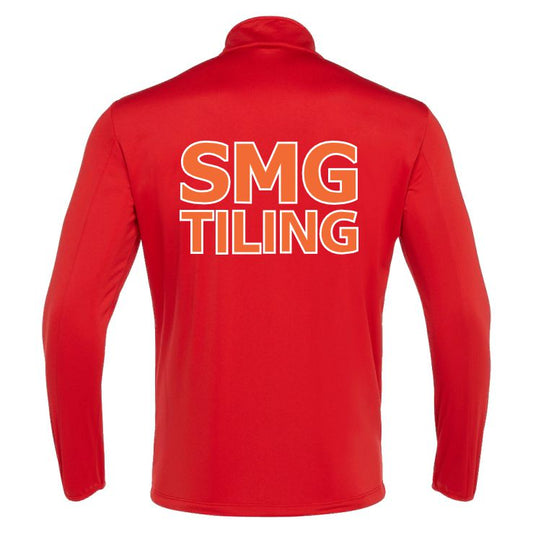 WPR - SNR HAVEL 1/4 ZIP RED Macron Store Hastings