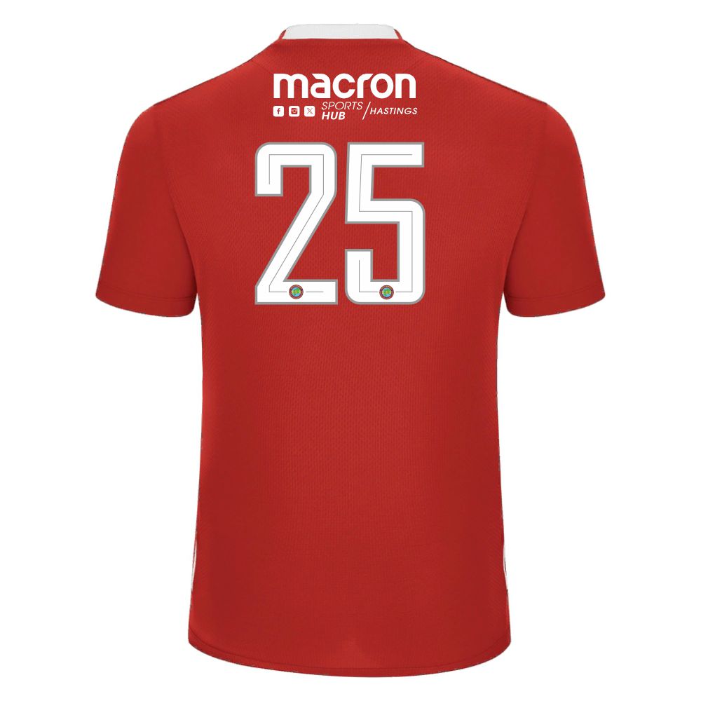 BOYS RED SHEDIR MATCH SHIRT Macron Store Hastings