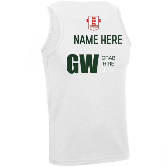 JNR HASTINGS WESTHILL BC WHITE VEST