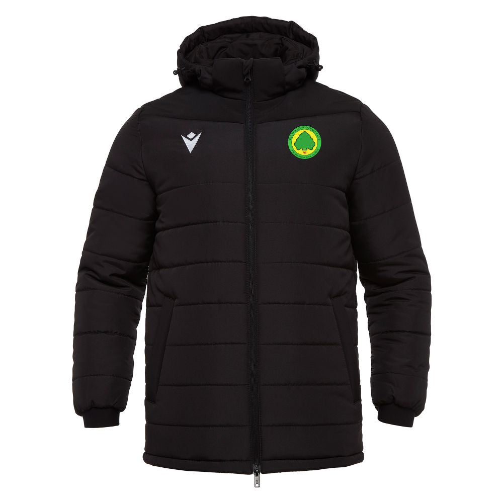 JNR WESTFIELD FC NARVIK PADDED WINTER COAT - BLACK Macron Store Hastings