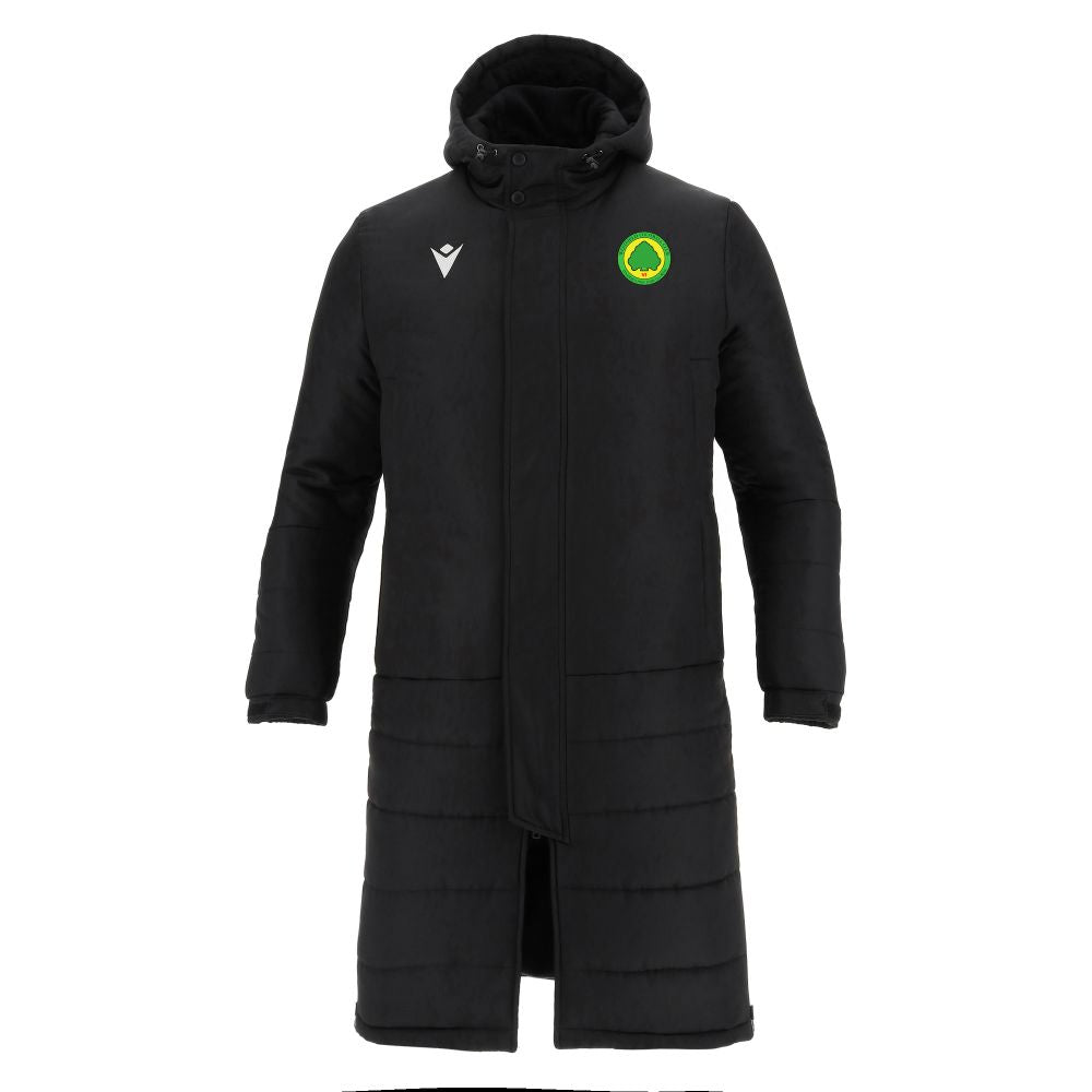 SNR WESTFIELD FC TURVEY BENCH WINTER COAT - BLACK Macron Store Hastings