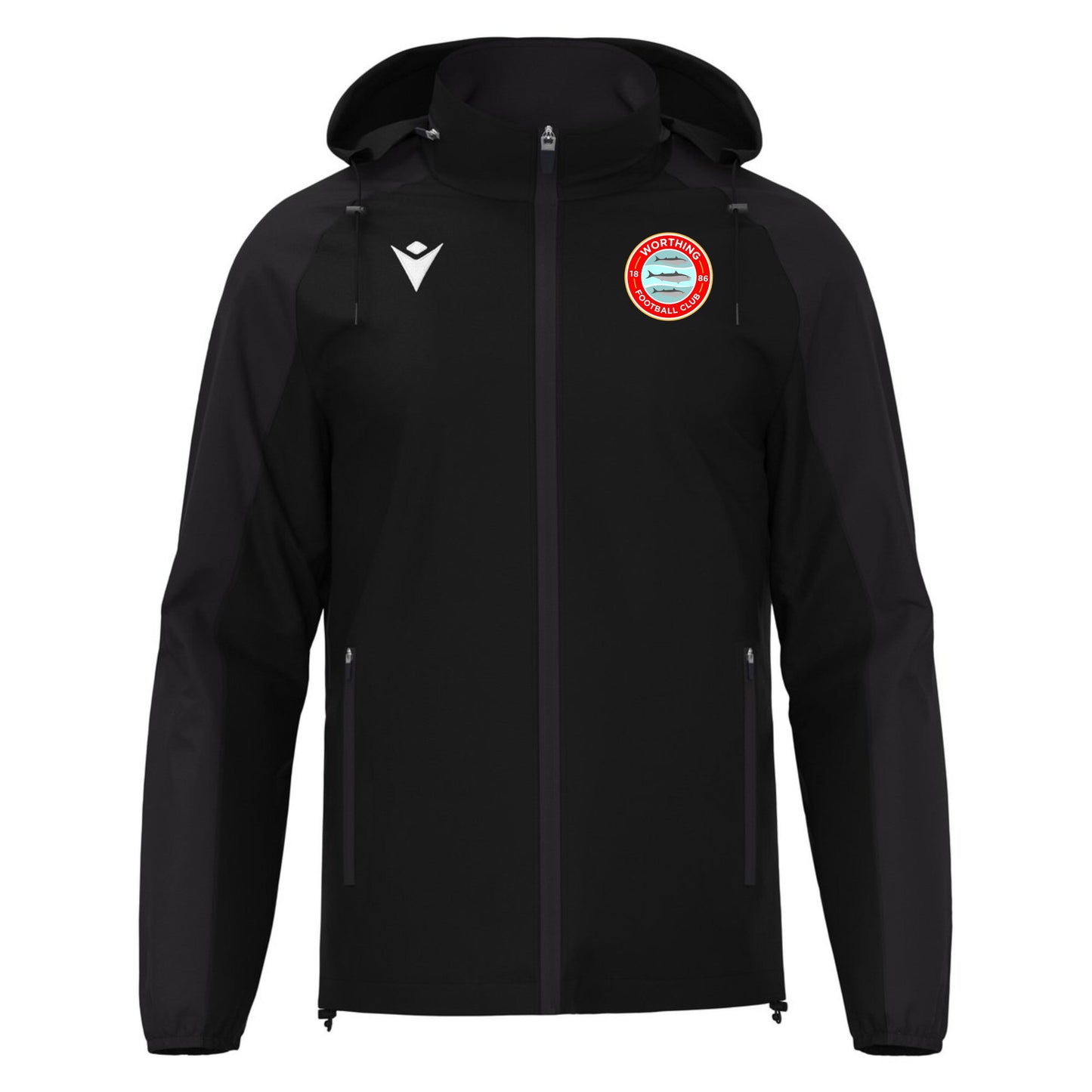 WORTHING FC - COACHES ELBRUS RAIN JACKET Macron Store Hastings