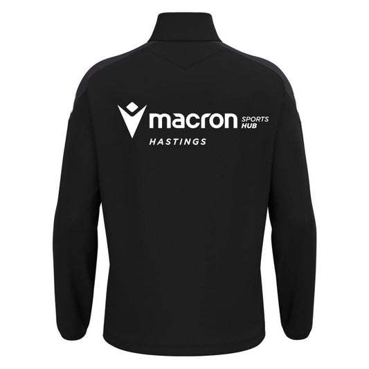 SNR ANDUIN TRAINING 1/4 ZIP BLACK Macron Store Hastings