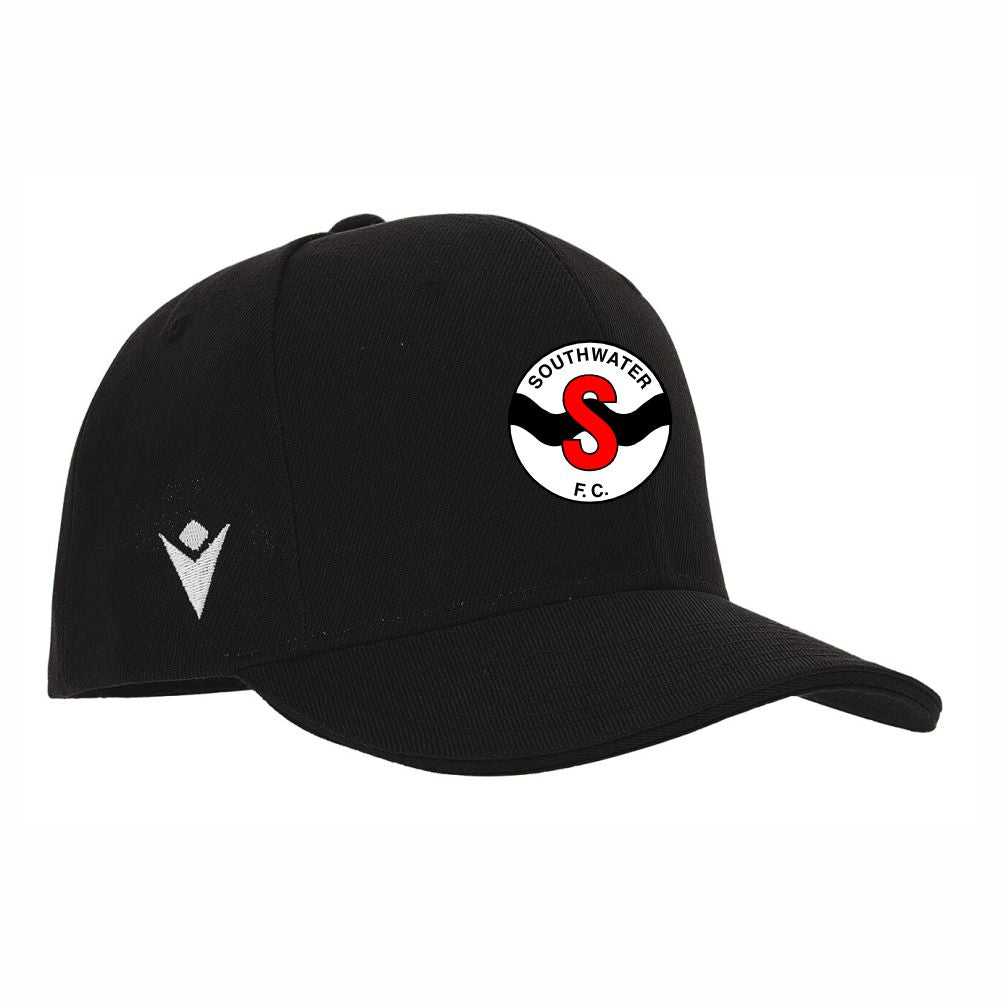SOUTHWATER FC COACHES BLACK PEPPER CAP Macron Store Hastings