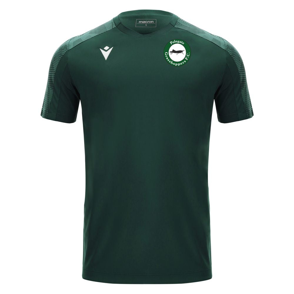 POLEGATE GRASSHOPPERS FC COACHES TRAINING TEE Macron Store Hastings