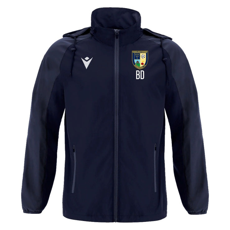 SNR SEDLESCOMBE RANGERS FC ELBRUS RAIN JACKET Macron Store Hastings