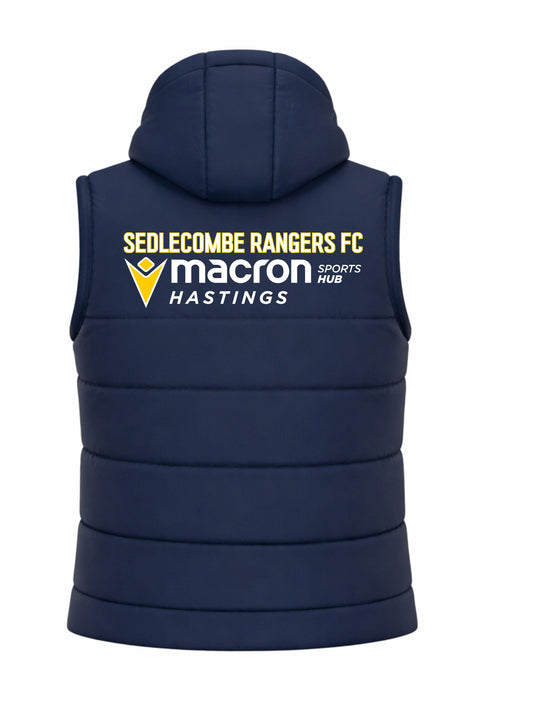 SEDLESCOMBE RANGERS COACHES DUALITY GILET Macron Sports Hub Hastings