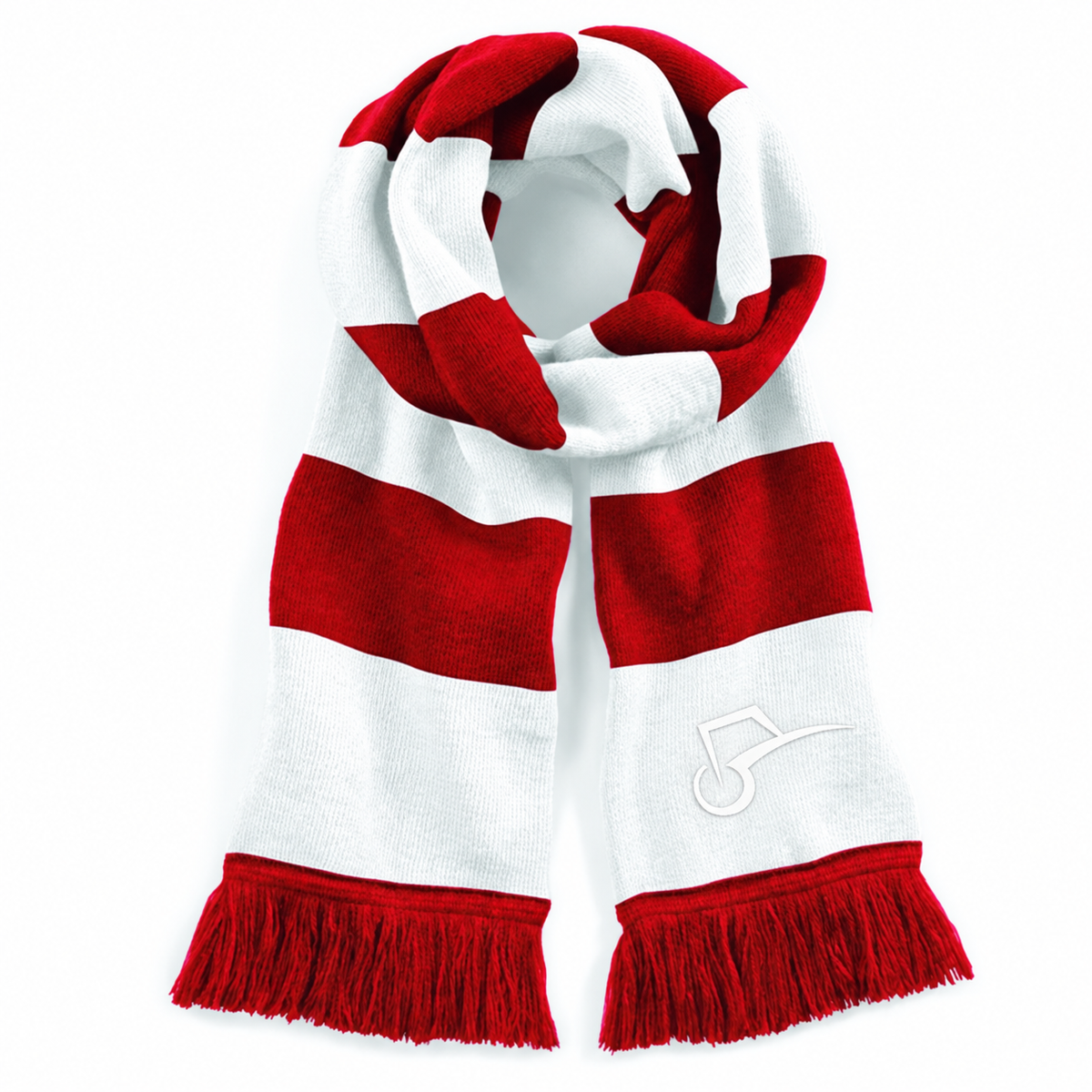 STEYNING TOWN FC RED/WHITE SCARF