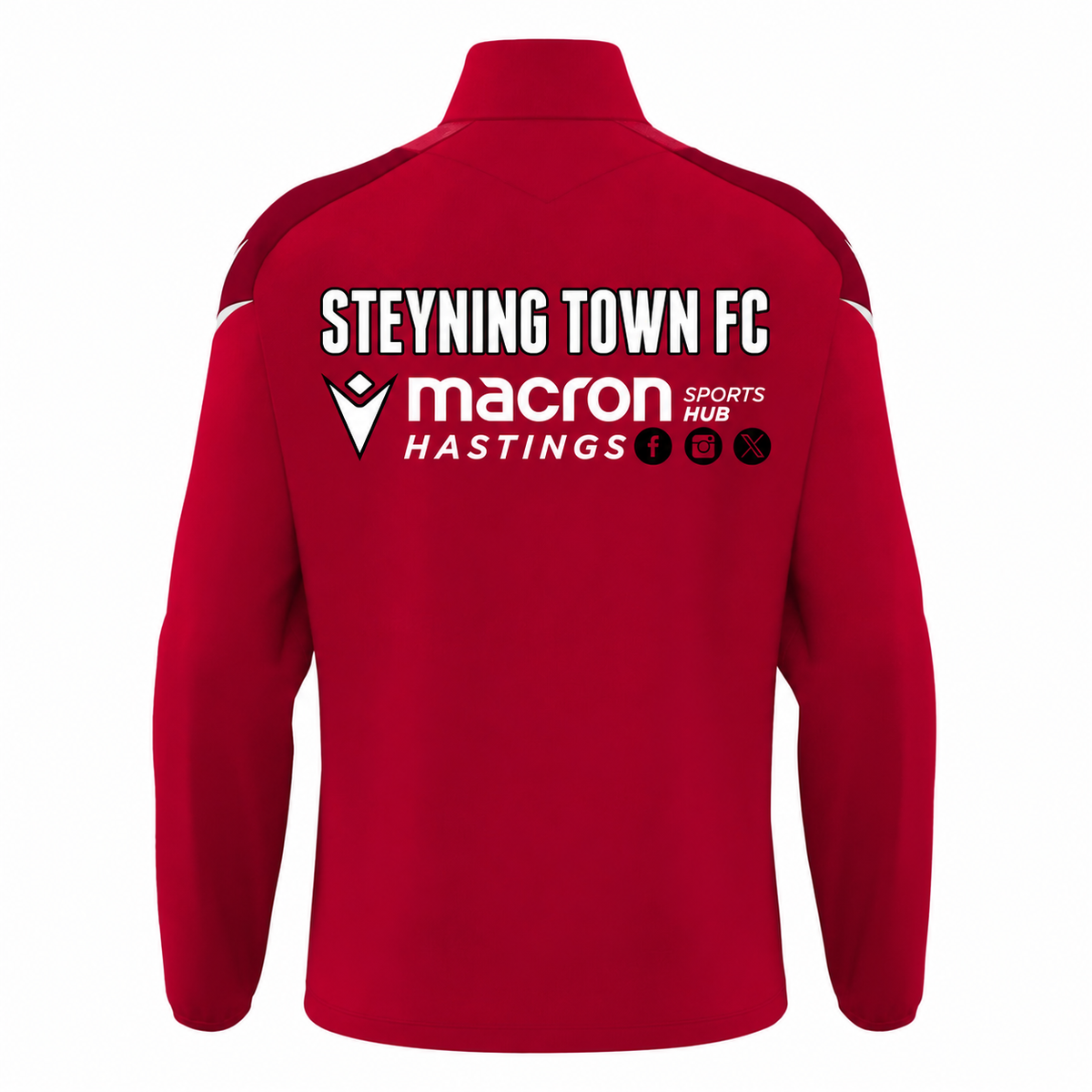 STEYNING TOWN FC JNR PLAYERS HOLLOW 1/4 ZIP — back