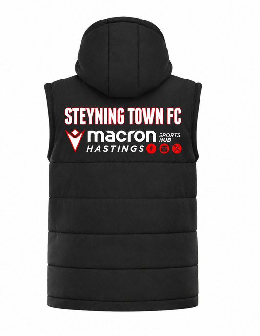 STEYNING TOWN FC COACHES DUALITY GILET — back
