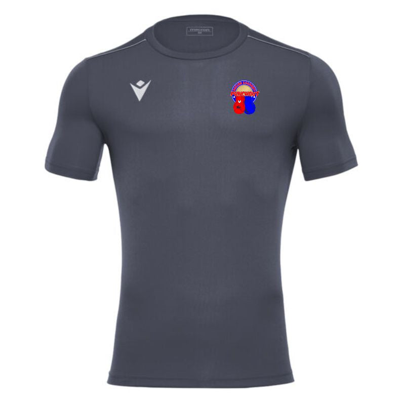 SNR PUNCHOUT COACHES RIGEL TRAINING TEE GREY Macron Sports Hub Hastings