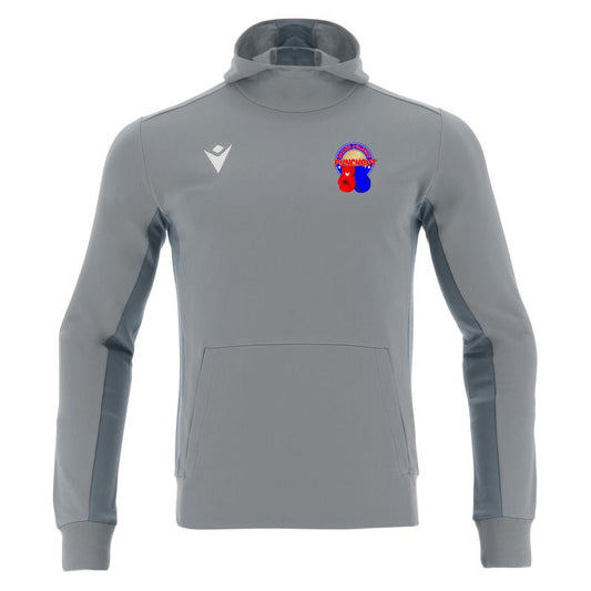 SNR PUNCHOUT COACHES ELECTRO HOODY GREY Macron Sports Hub Hastings