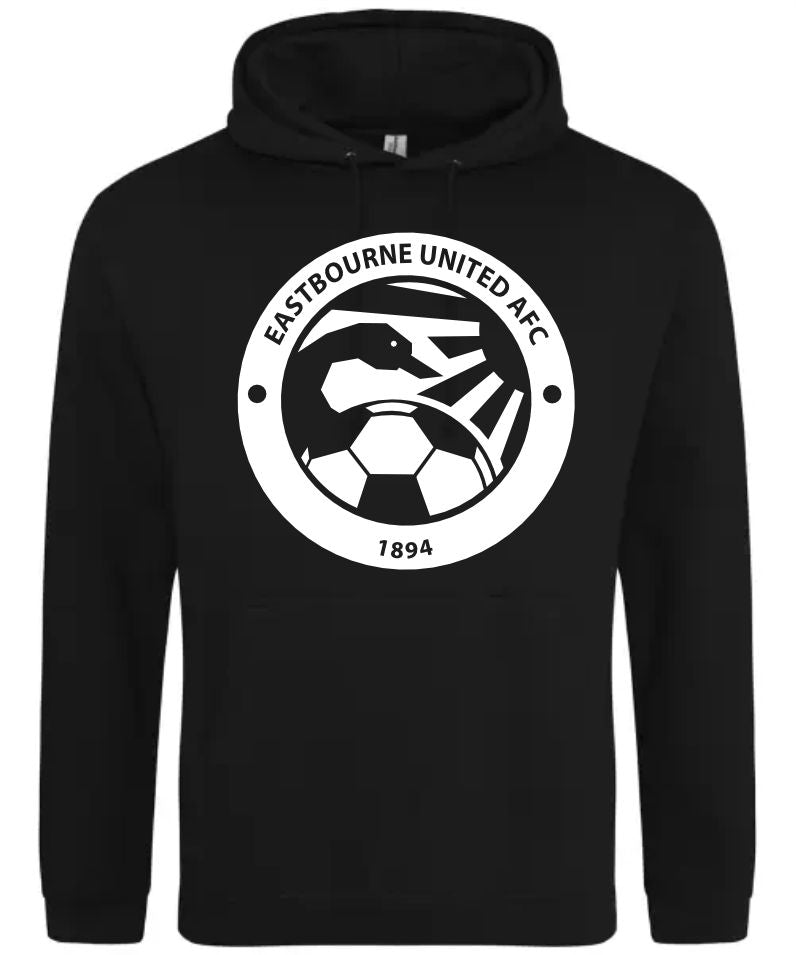 EASTBOURNE UNITED AFC JNR CLUB HOODY - BIG LOGO Macron Store Hastings