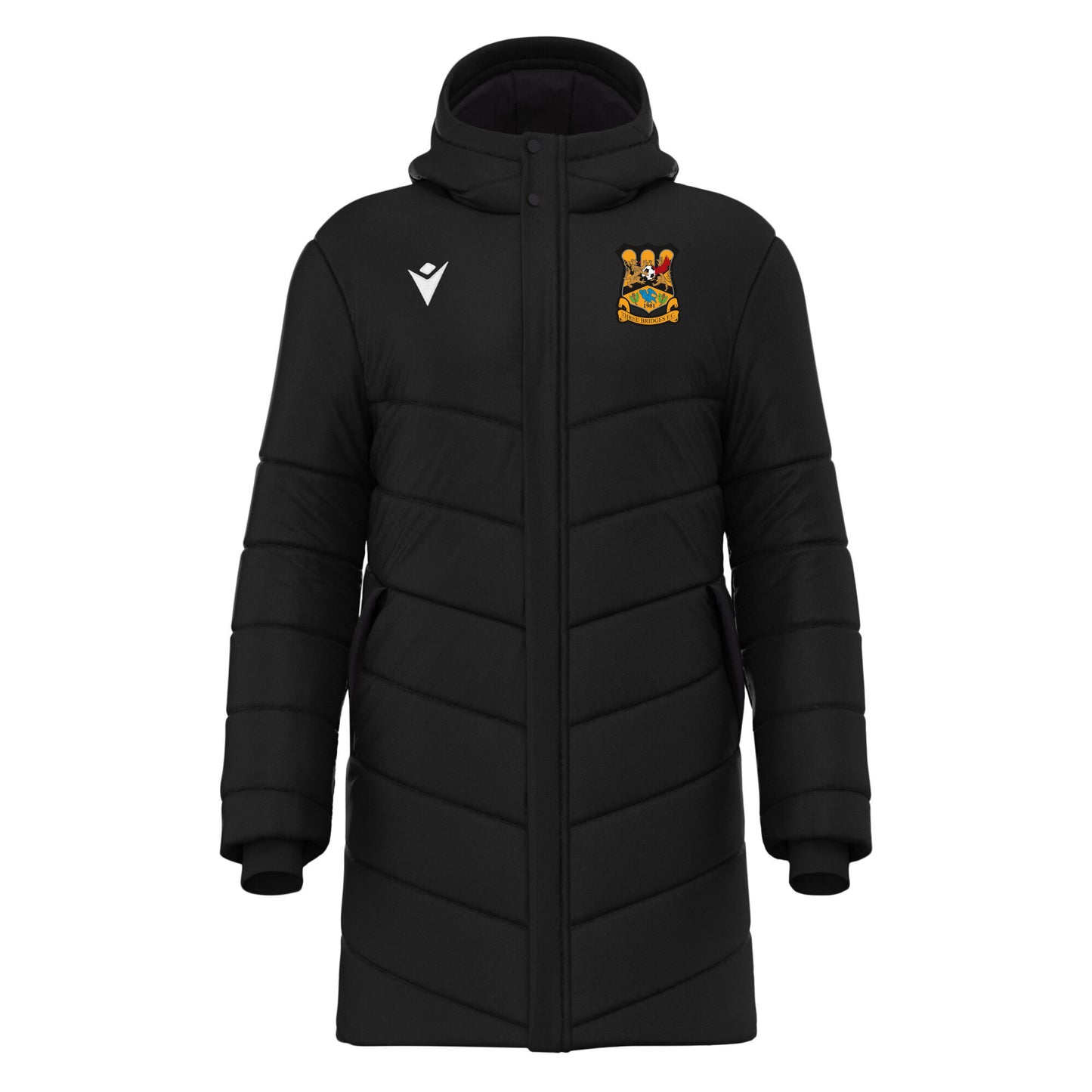THREE BRIDGES FC COACHES SUBZERO BENCH COAT