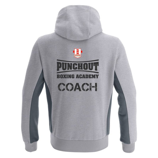 SNR PUNCHOUT COACHES DANCE HOODY GREY Macron Sports Hub Hastings