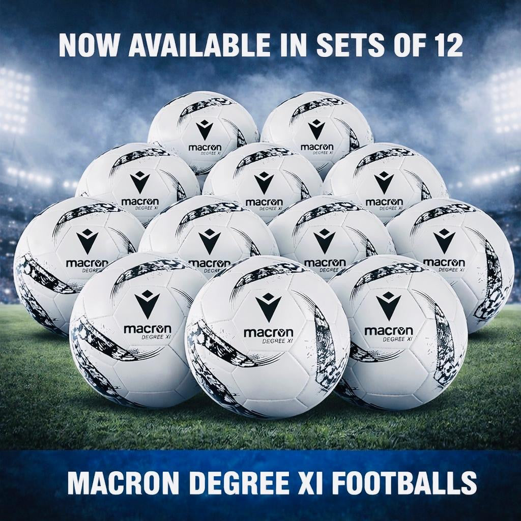 MACRON DEGREE XI TRAINING BALL - SET OF 12 Macron Store Hastings