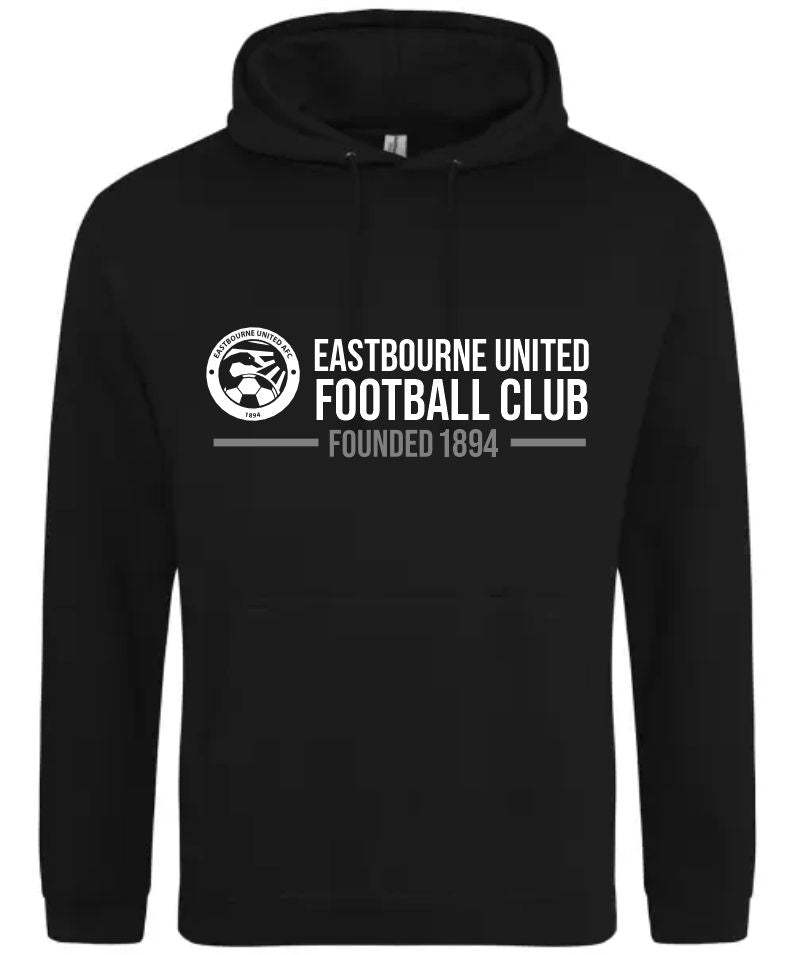 EASTBOURNE UNITED AFC JNR CLUB HOODY - EASTBOURNE UNITED FOUNDED Macron Store Hastings